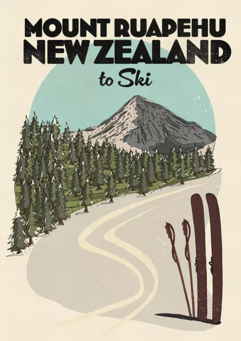 Nicholas: Mount Ruapeahu Nouvelle-Zélande pour skier