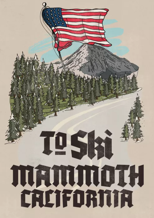 Nicholas: Mammouth Californie pour skier