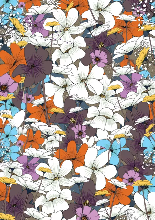Nicholas: Fleurs Rétro Vintage