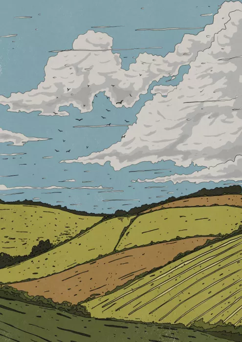 Nicholas: Beau Paysage Rural