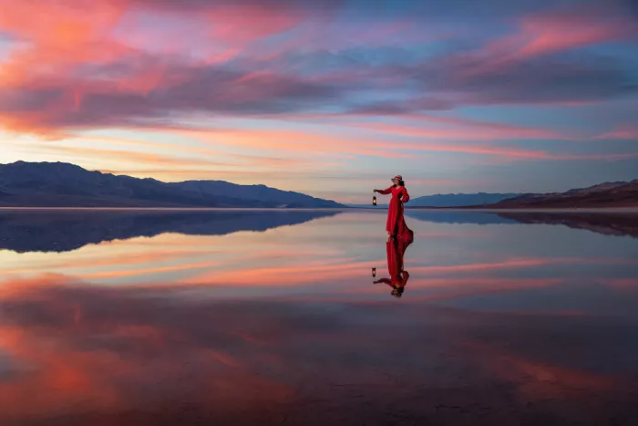Xu, Mei: Erstaunlicher Moment im Badwater Basin im Death Valley