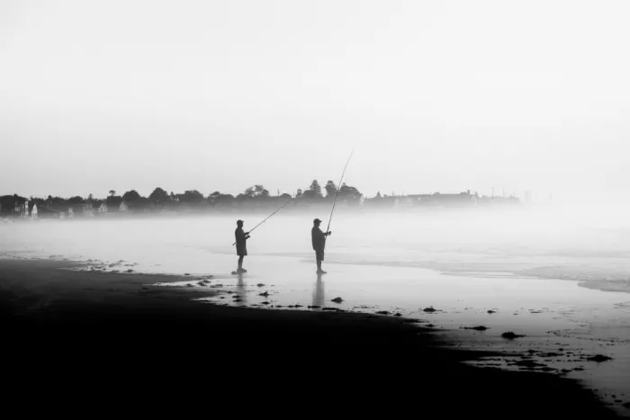 Zhong, John-Mei: Fishermen in a foggy morning