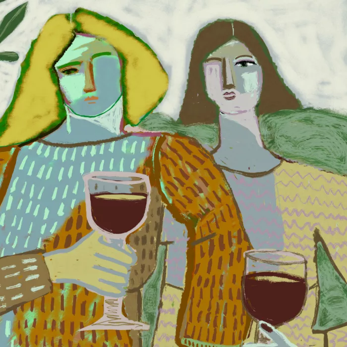 Bursic, Sharyn: Freunde mit Rotwein