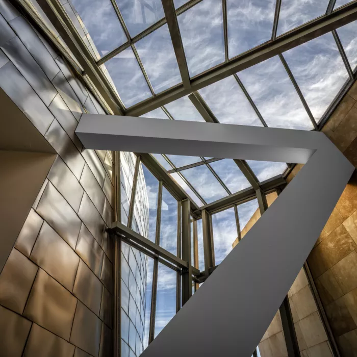 Villalba, Angel: Low angle shot at the Guggenheim Bilbao (IV)