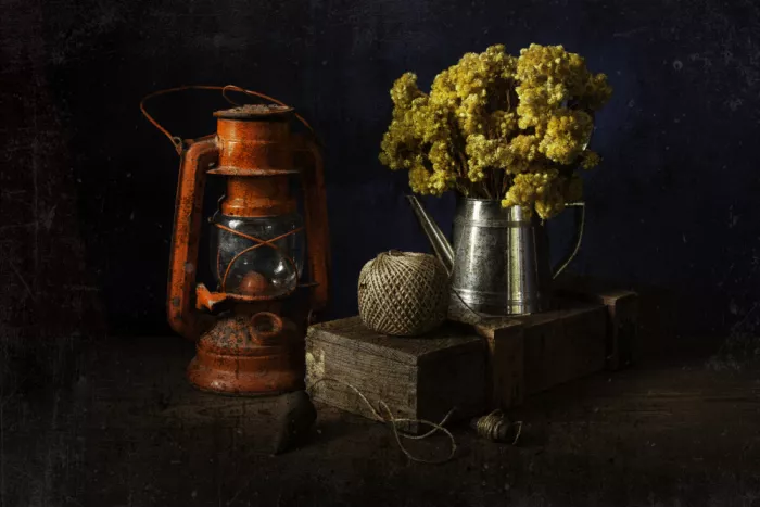 Sahin, Ramiz: old lamp