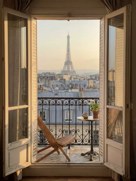 Magnusson, Andreas: Vue de balcon parisien