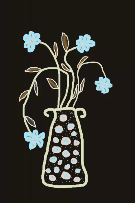 Sillen, Christina: Midnight Ice Bouquet
