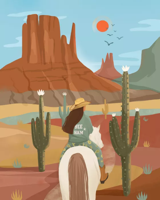 Lizde, Petra: Horse Year Cowgirl