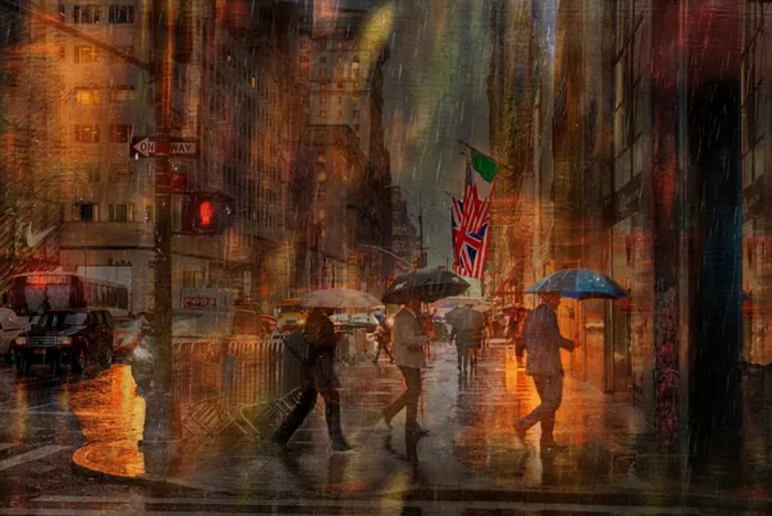 Ohlendorf, Anette: the three with the umbrella