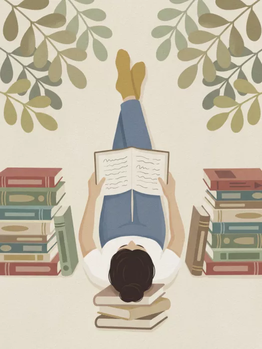 Magnusson, Andreas: Lying On My Back Reading a Book