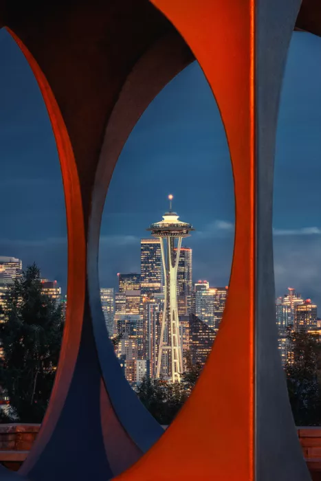Xu, Mei: Space Needle im Rahmen