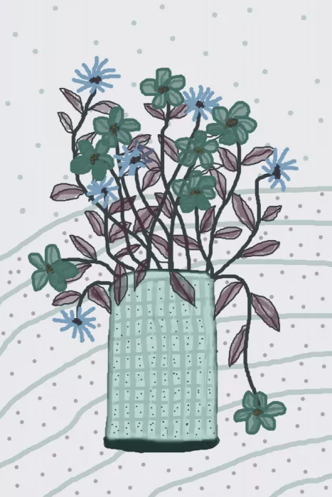 Sillen, Christina: "Dotted Dreams"- Ocean Mint