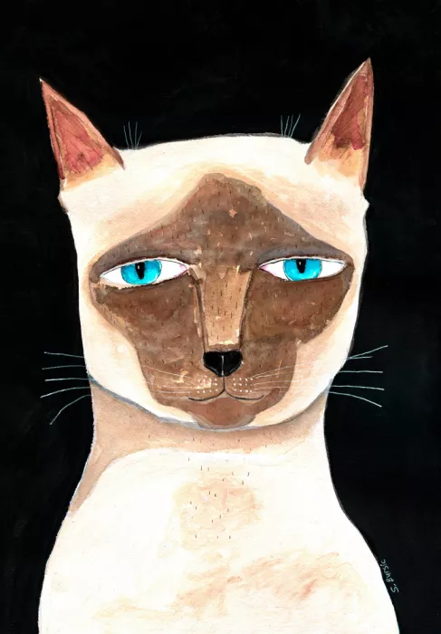 Bursic, Sharyn: Chat siamois observant - amoureux des chats