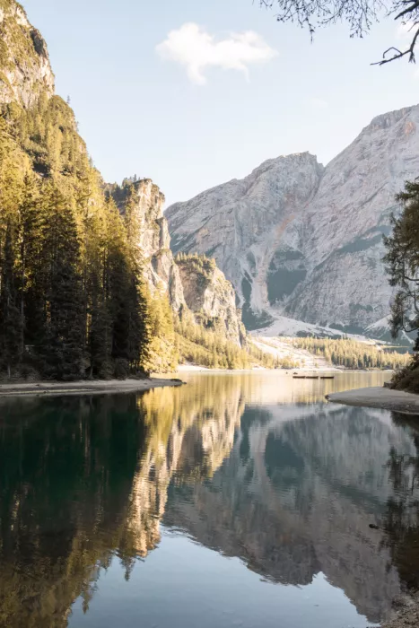 Schenk, Henrike: Veduta del Lago Di Braies