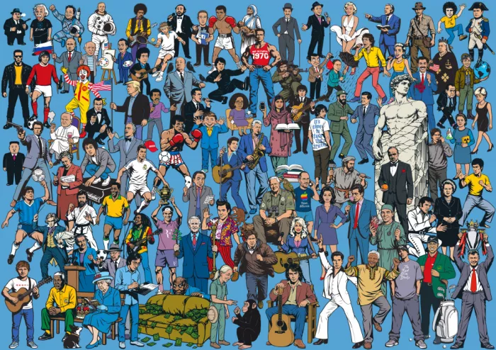Kaminski, Carlo: Famous People Satire Comic Book Style
