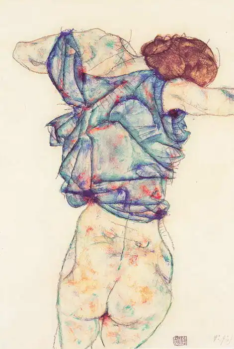 Schiele, Egon: Svlékání