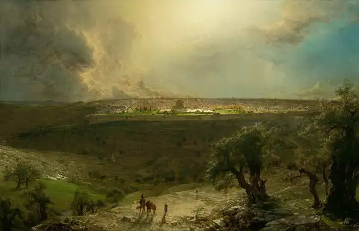 Church, Frederic Edwin: Jerusalem from the Mount of Olives