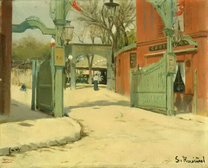 Rusiñol, Santiago: Vstup do parku Moulin de la Galette