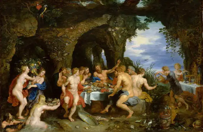 Rubens, Peter Paul: Célébration Achel (Dieu des rivières)
