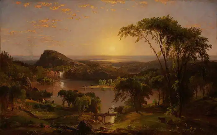 Cropsey, Jasper Francis: Été, lac Ontario