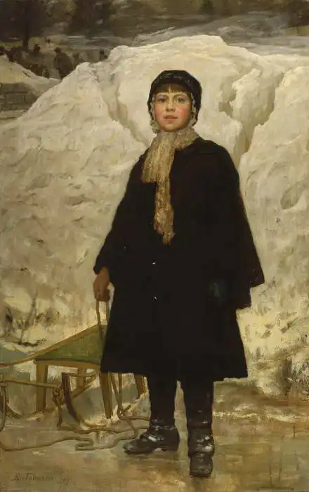 Eastman, Johnson: Portrait of a child