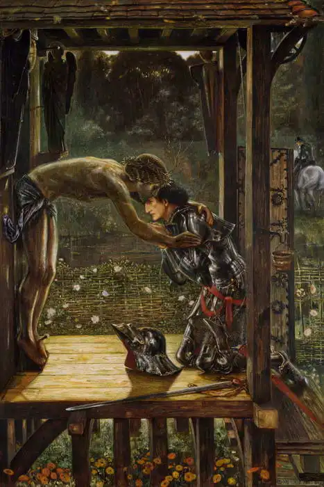 Burne-Jones, Edward: Merciful Knight