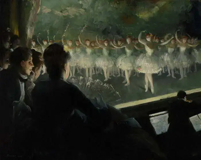 Shinn, Everett: White ballet