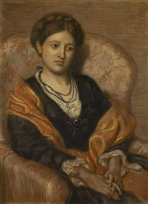 Brown, Ford Madox: Portrait of Miss Iza Duffus Hardy