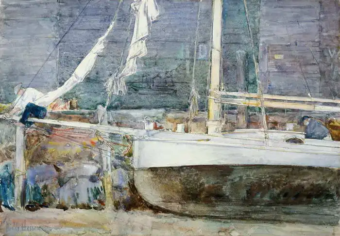 Hassam, Childe: Drydock, Gloucester