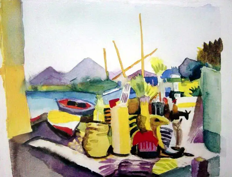 Macke, August: Poblíž Hammametu