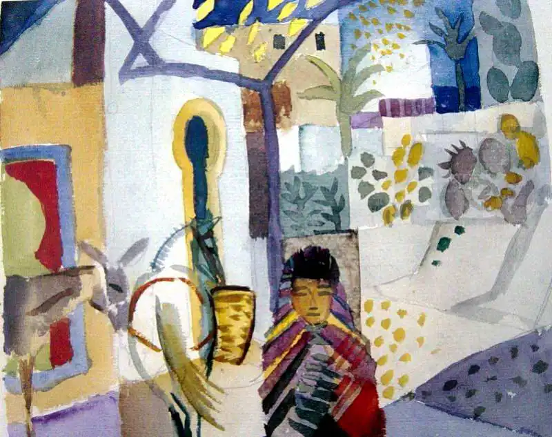 Macke, August: Dívka s koníkem