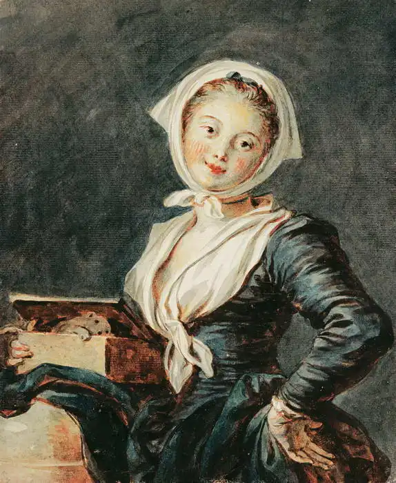 Fragonard, Jean-Honoré: The girl marmots