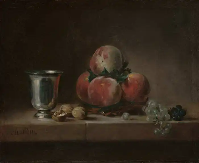 Chardin, Jean-Siméon: Still Life with P...