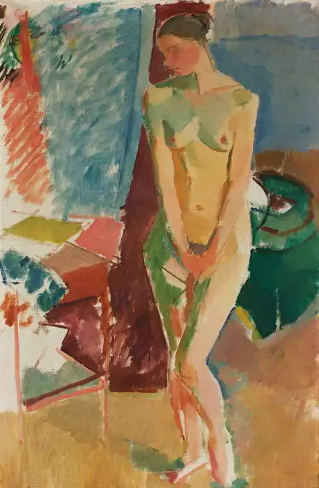 Isakson, Karl: Standing nude