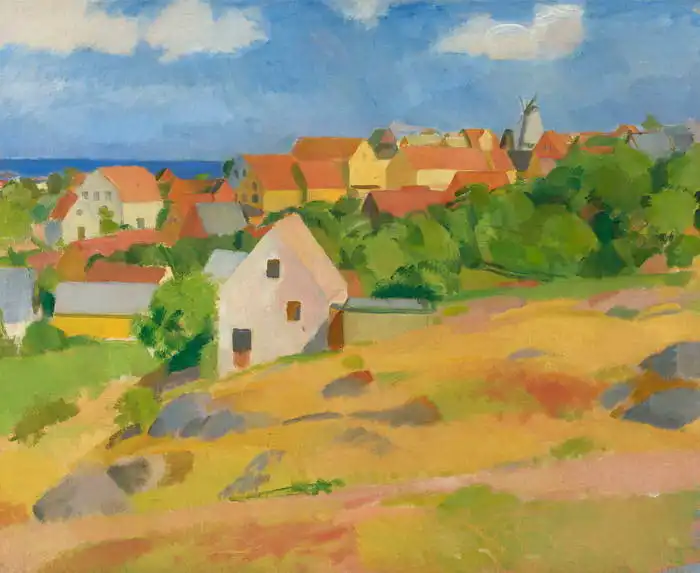 Isakson, Karl: View of Gudhjem