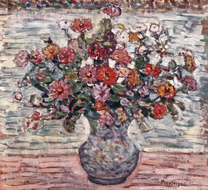 Prendergast, Maurice Brazil: Fleurs dans un vase