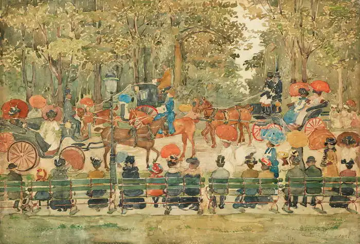 Prendergast, Maurice Brazil: Central Park 1901