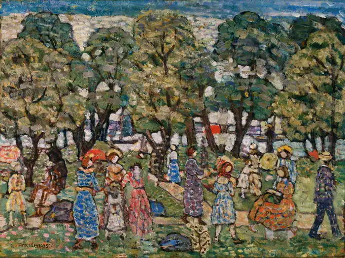 Prendergast, Maurice Brazil: Under trees