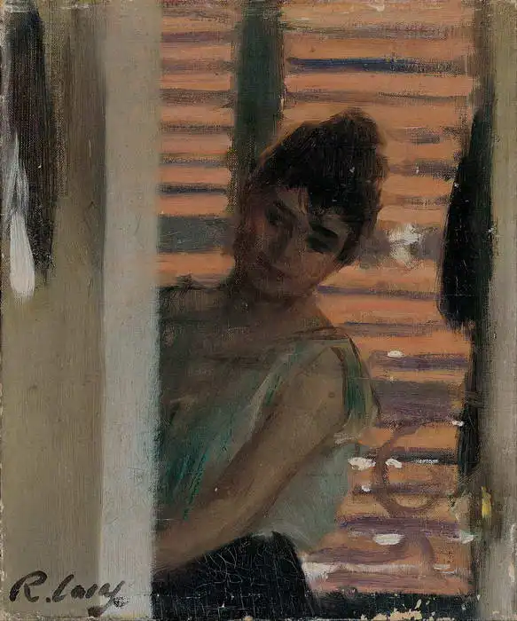 Casas, Ramon: The woman at the window