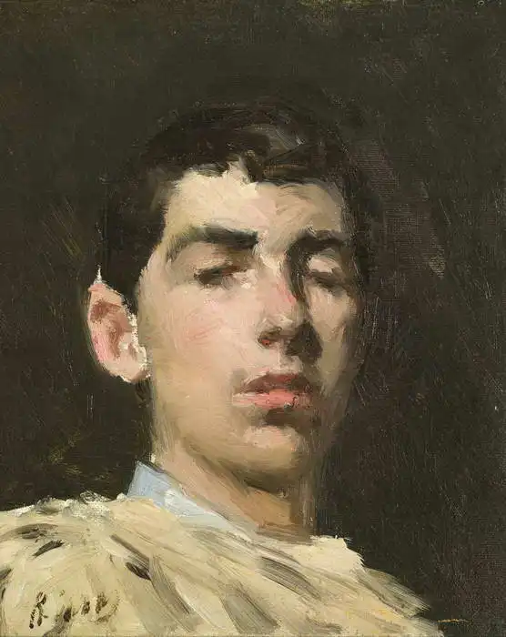 Casas, Ramon: Self-portrait