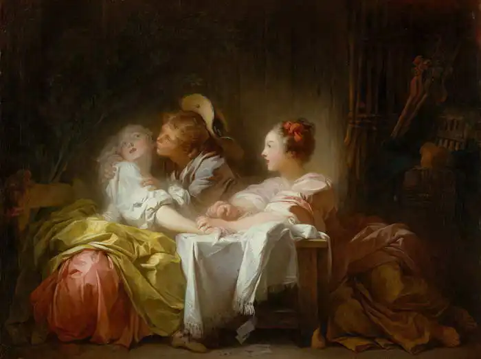Fragonard, Jean-Honoré: Stolen kiss