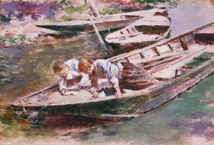 Robinson, Theodore: Zwei Boote