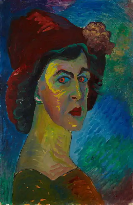 Werefkin, Marianne von: Autoportrait