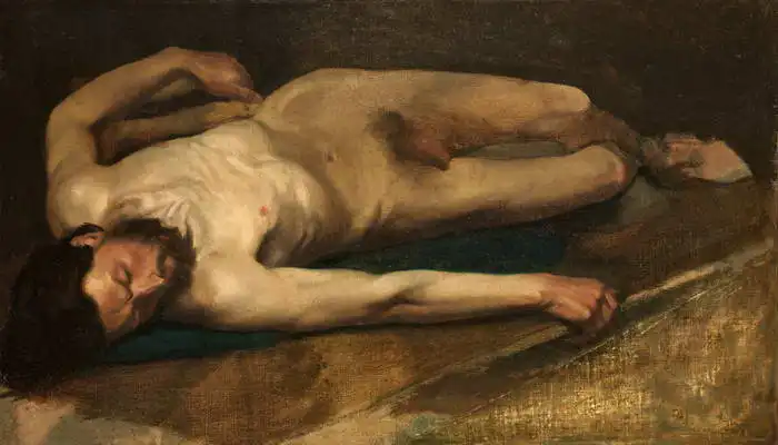 Degas, Edgar: Male nude