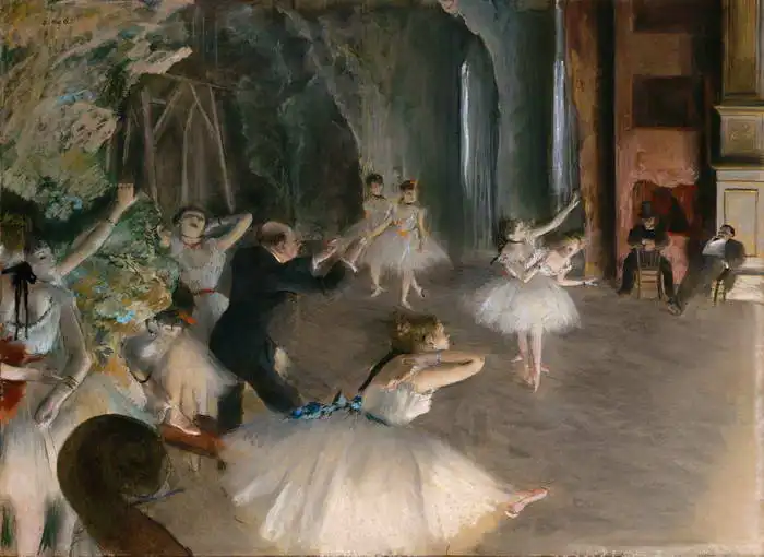 Degas, Edgar: Test sur scène