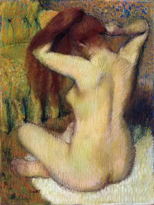 Degas, Edgar: Combing the hair