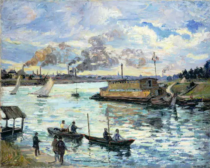 Guillaumin, Jean: River scenery