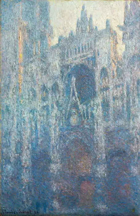 Monet, Claude: Portale della cattedrale di Rouen nella luce del mattino