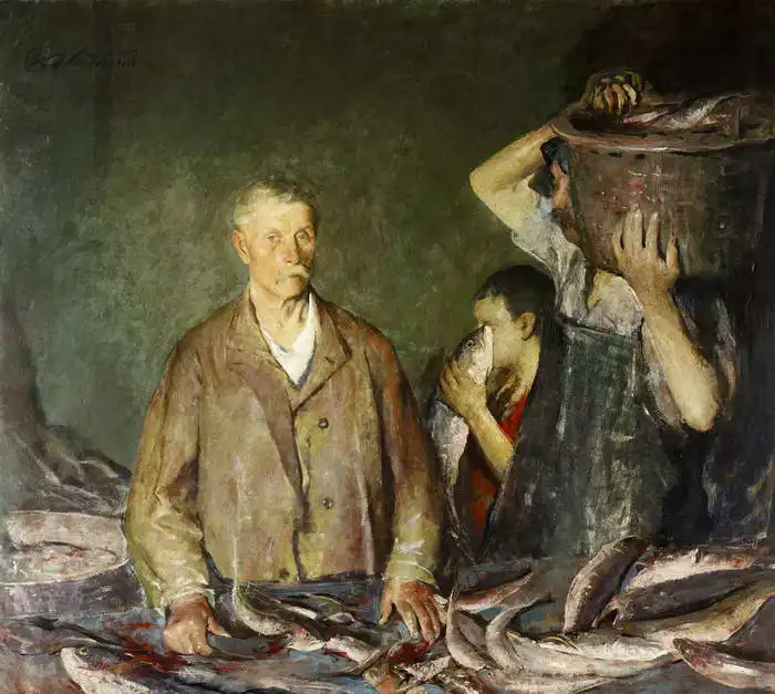 Hawthorne, Charles W.: Pêcheurs à Provincetown