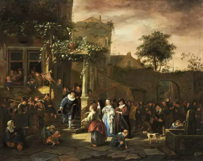 Steen, Jan Havicksz: Boda en el campo